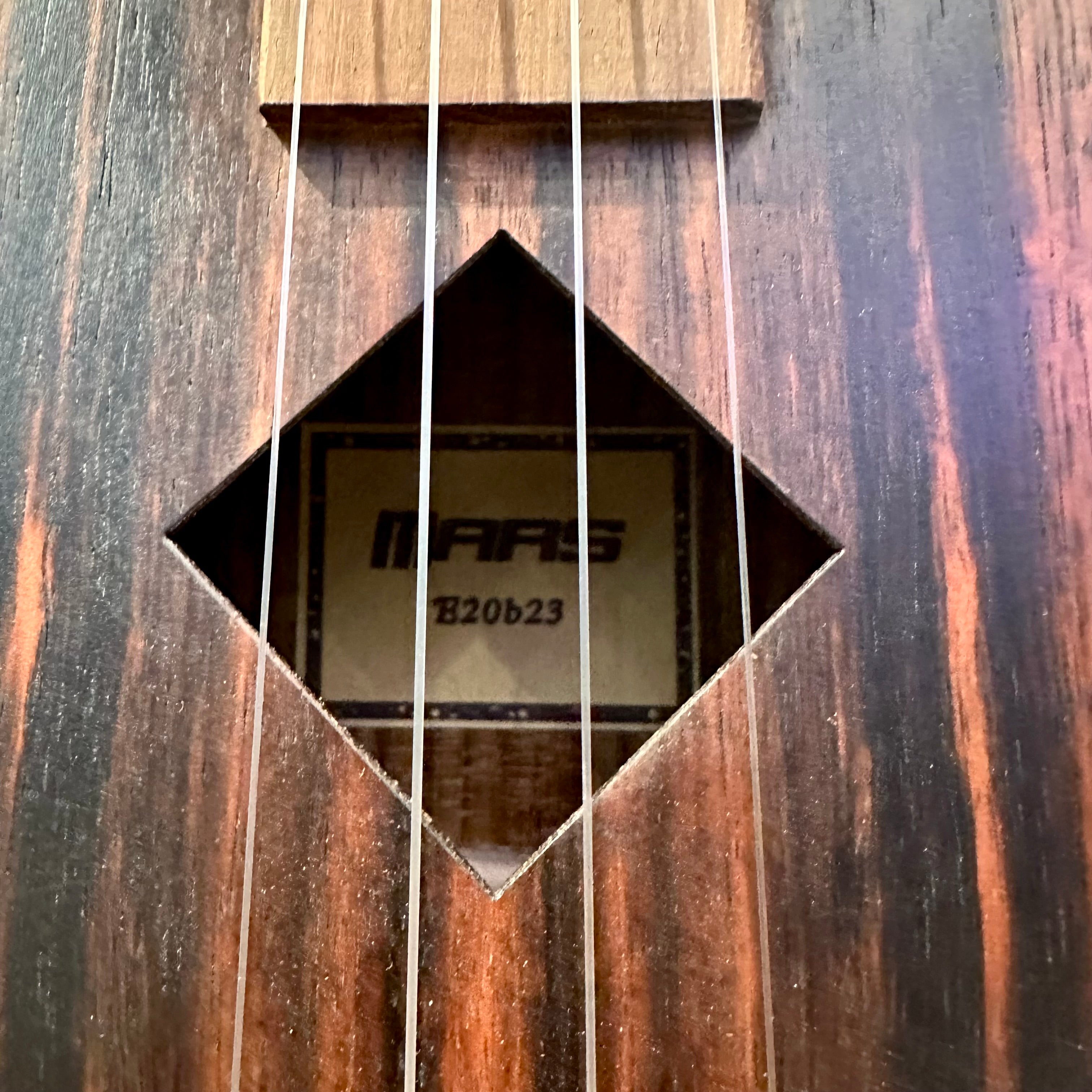 Mars m20b23: 23” Concert Ukulele - Ebony