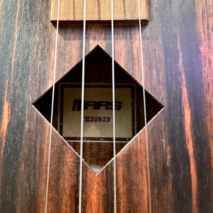 Mars m20b23: 23” Concert Ukulele - Ebony
