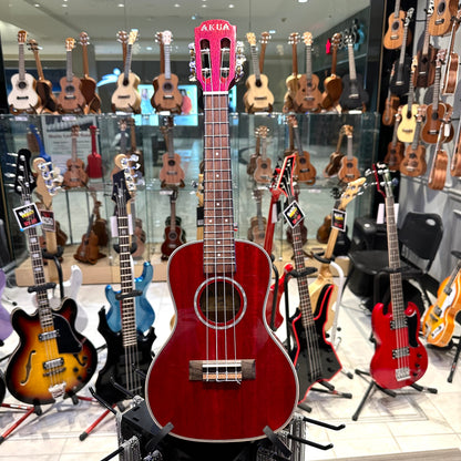 AKUA Earth: 24' Concert Ukulele, Mahogany - Red