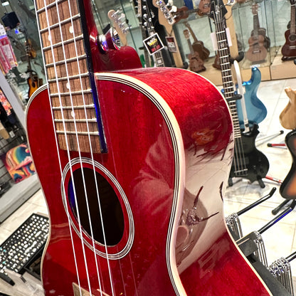 AKUA Earth: 24' Concert Ukulele, Mahogany - Red