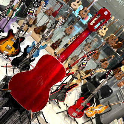 AKUA Earth: 24' Concert Ukulele, Mahogany - Red