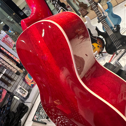 AKUA Earth: 24' Concert Ukulele, Mahogany - Red