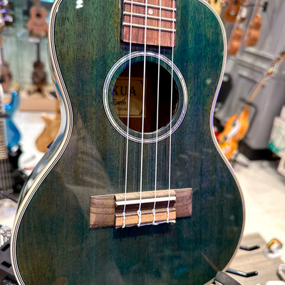 AKUA Earth: 24' Concert Ukulele, Mahogany - Sea Green