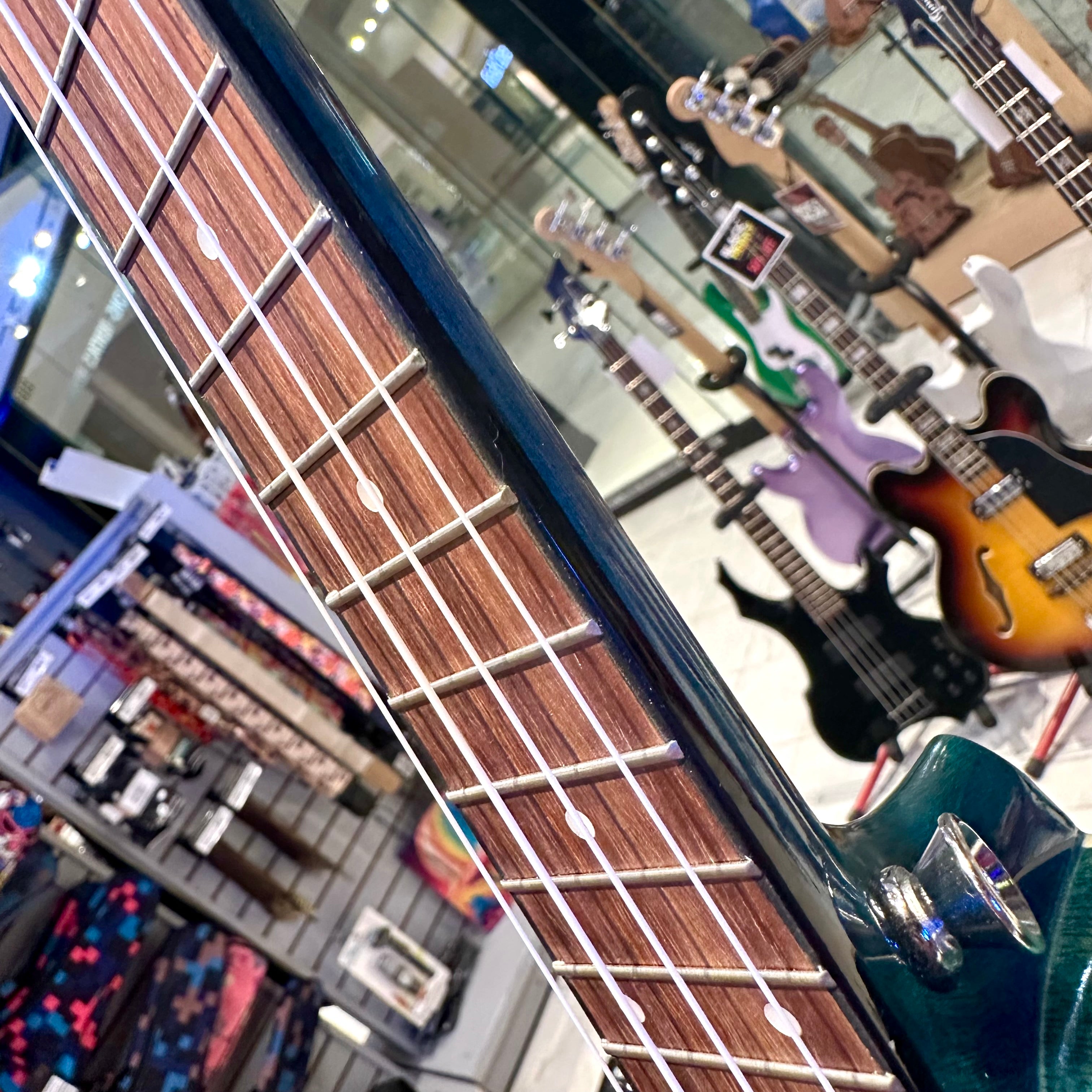AKUA Earth: 24' Concert Ukulele, Mahogany - Sea Green