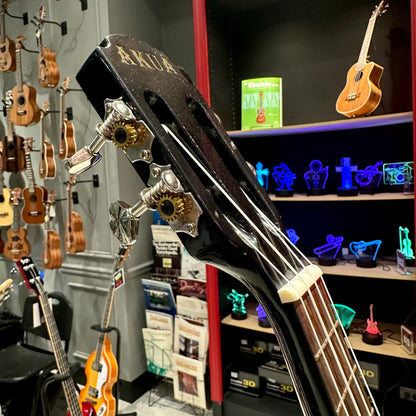 AKUA Earth: 24' Concert Ukulele, Mahogany - Black