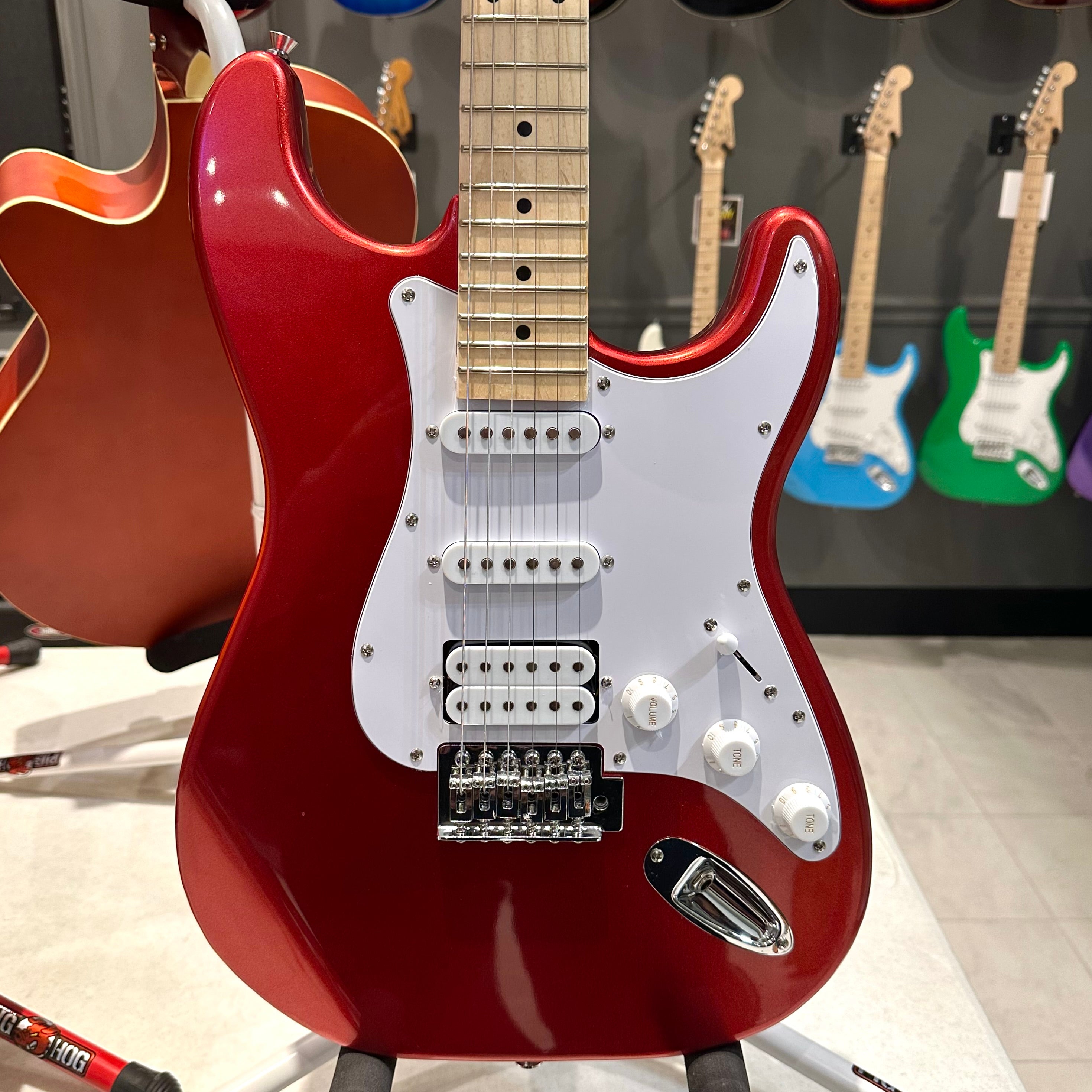 Gephardt Ground Series: 39" Electric Guitar, Maple Neck - Blue Shimmer