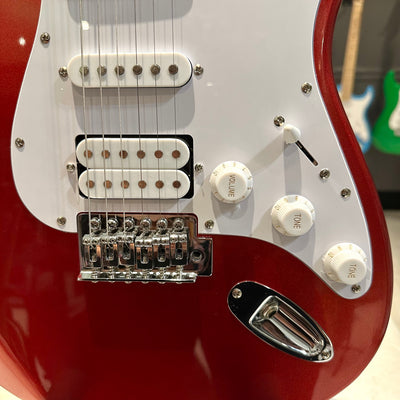 Gephardt Ground Series: 39" Electric Guitar, Maple Neck - Red Shimmer