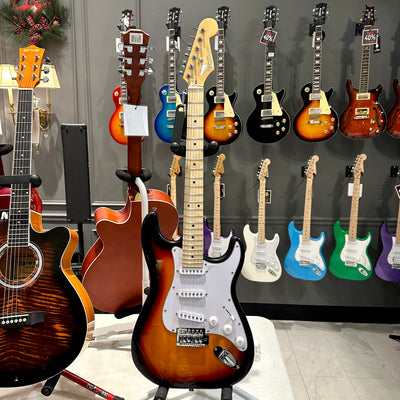 Gephardt Ground Series: 39" Electric Guitar, Maple Neck - SunBurst