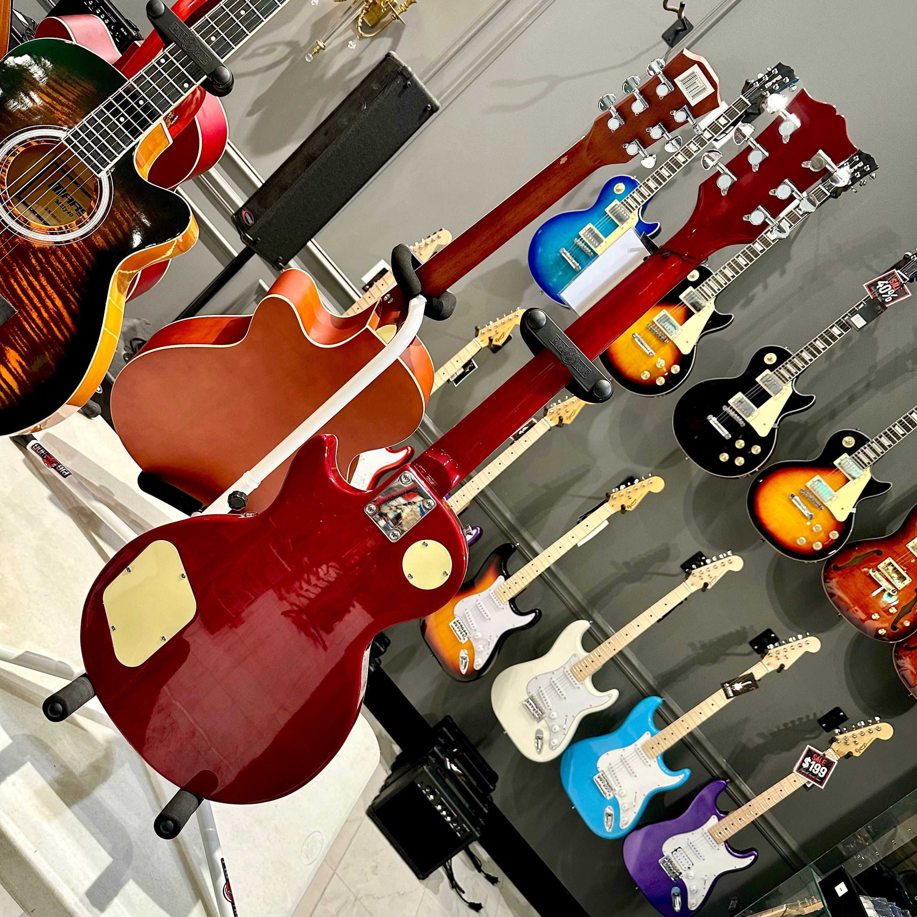 Mars Guitars: Electric Guitar LP - Orangeburst