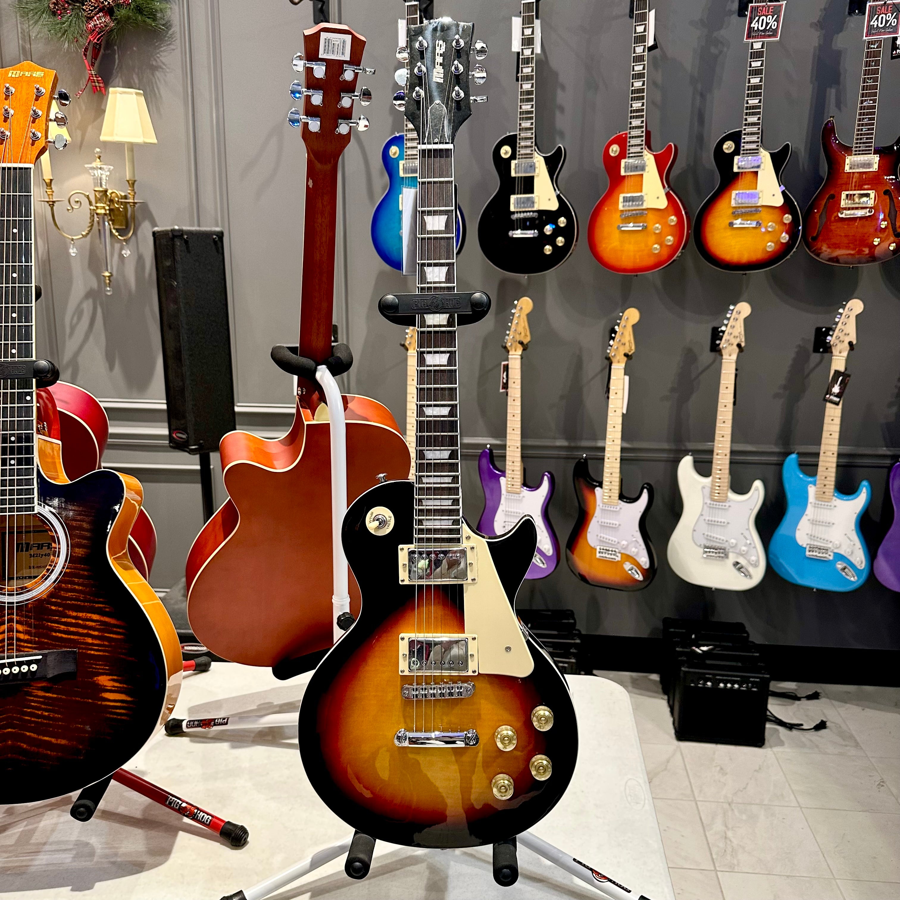 Mars Guitars: Electric Guitar LP - Sunburst