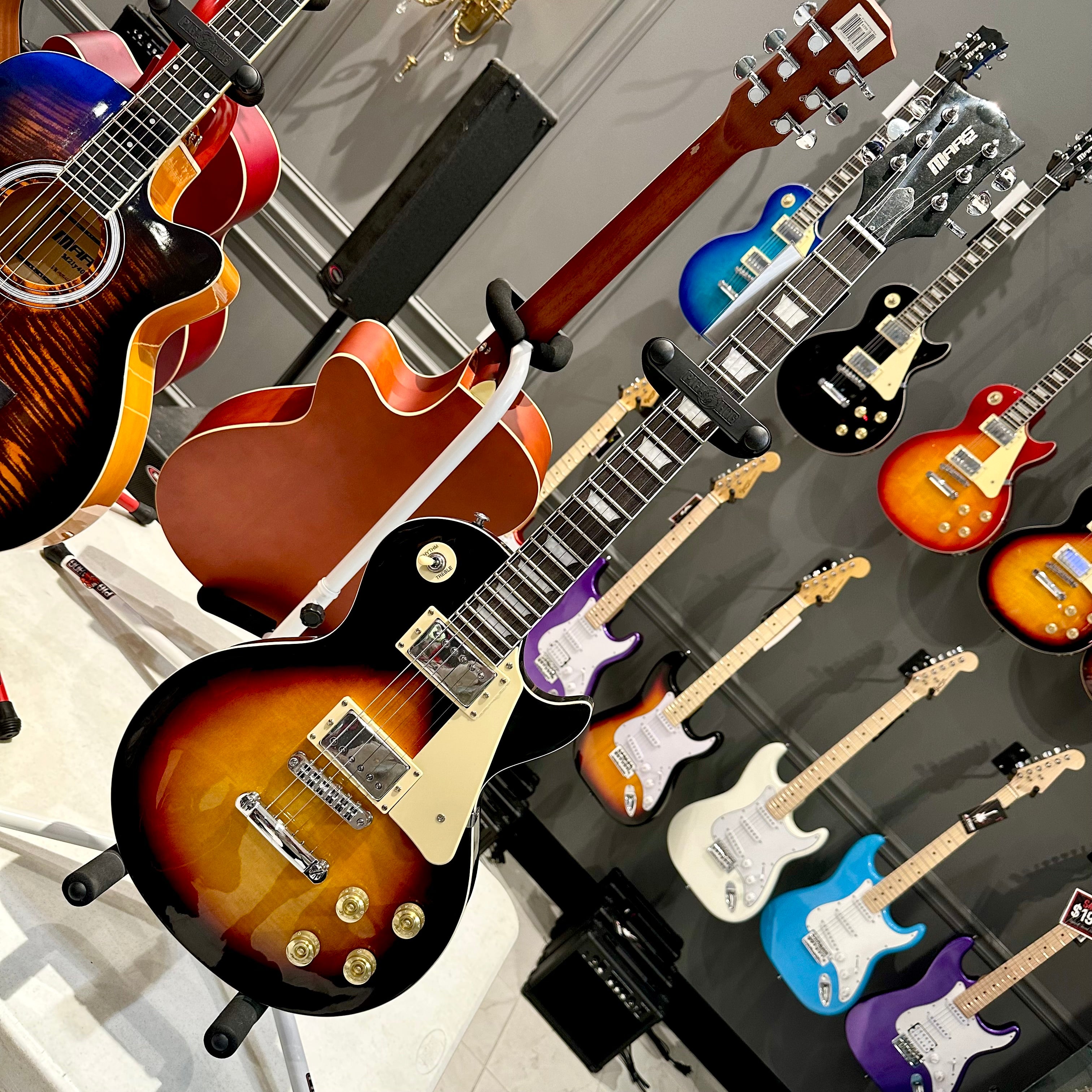 Mars Guitars: Electric Guitar LP - Sunburst