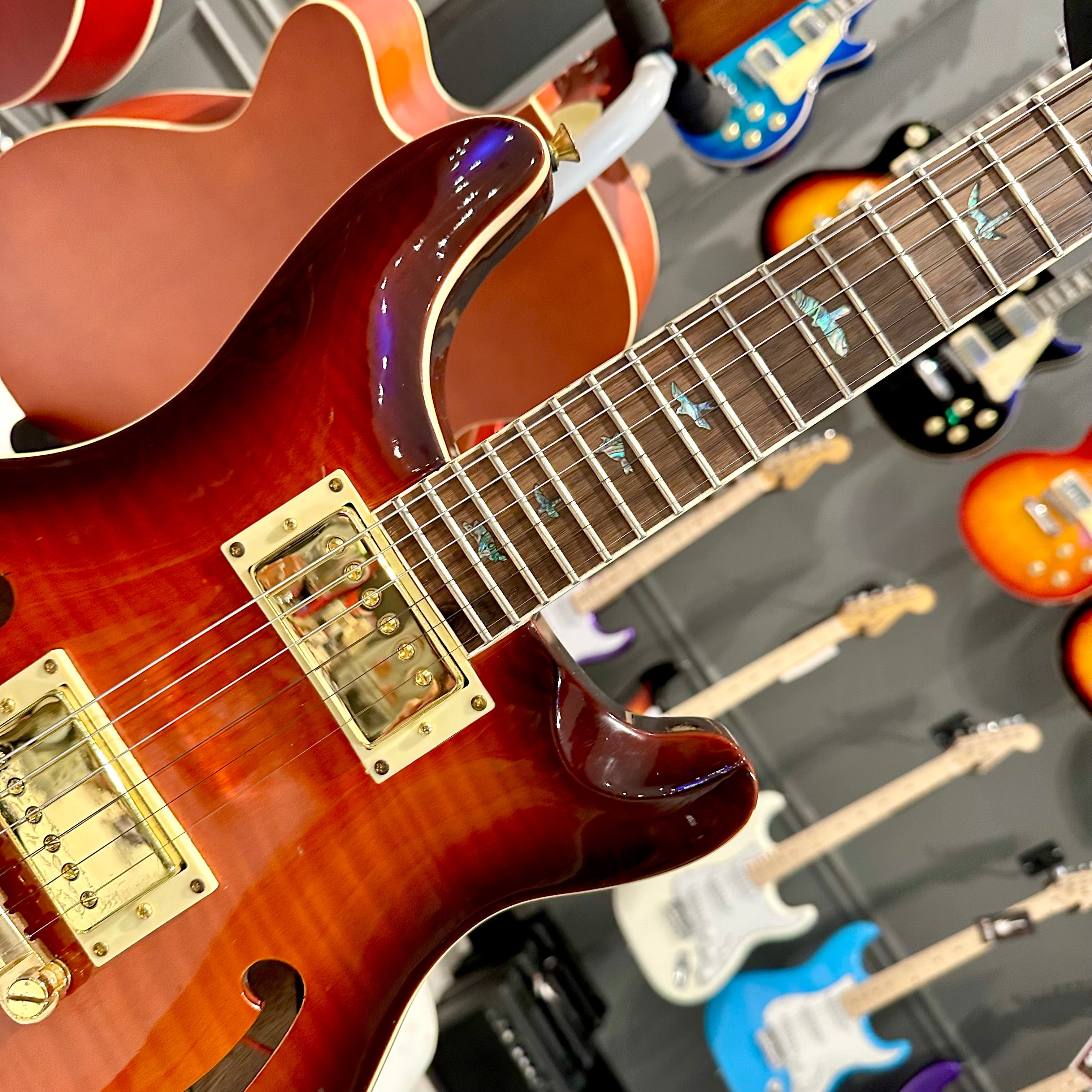 Mars Guitars: Firebird - Hollow-body, Red Robin