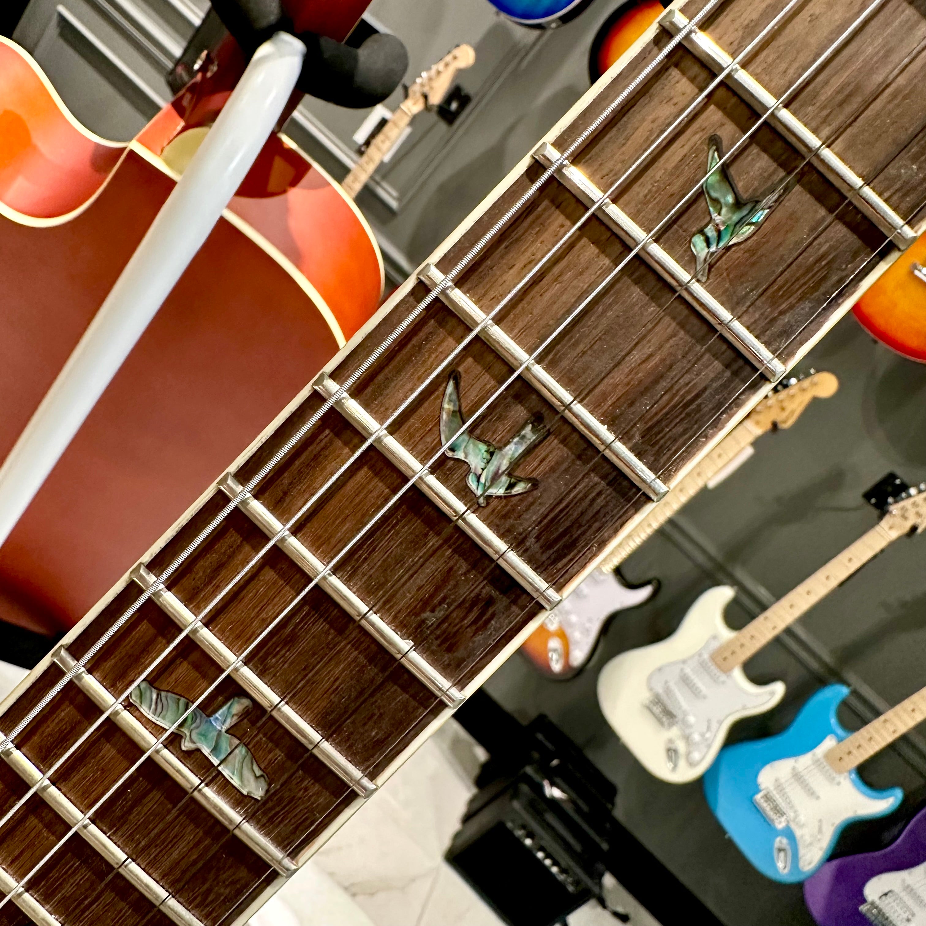 Mars Guitars: Firebird - Hollow-body, Red Robin