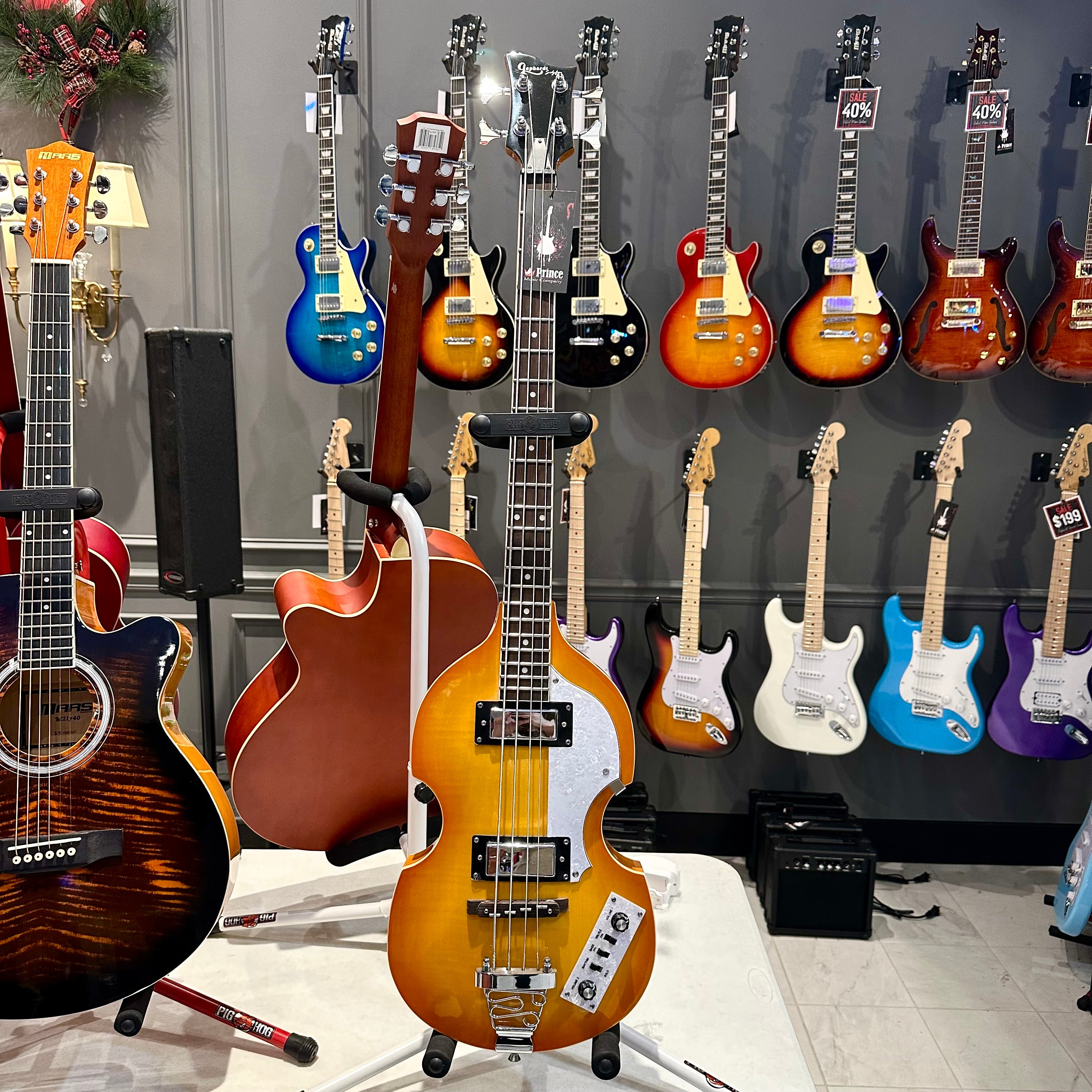 Gephardt Sixty-Four: Bass Guitar - OrangeBurst