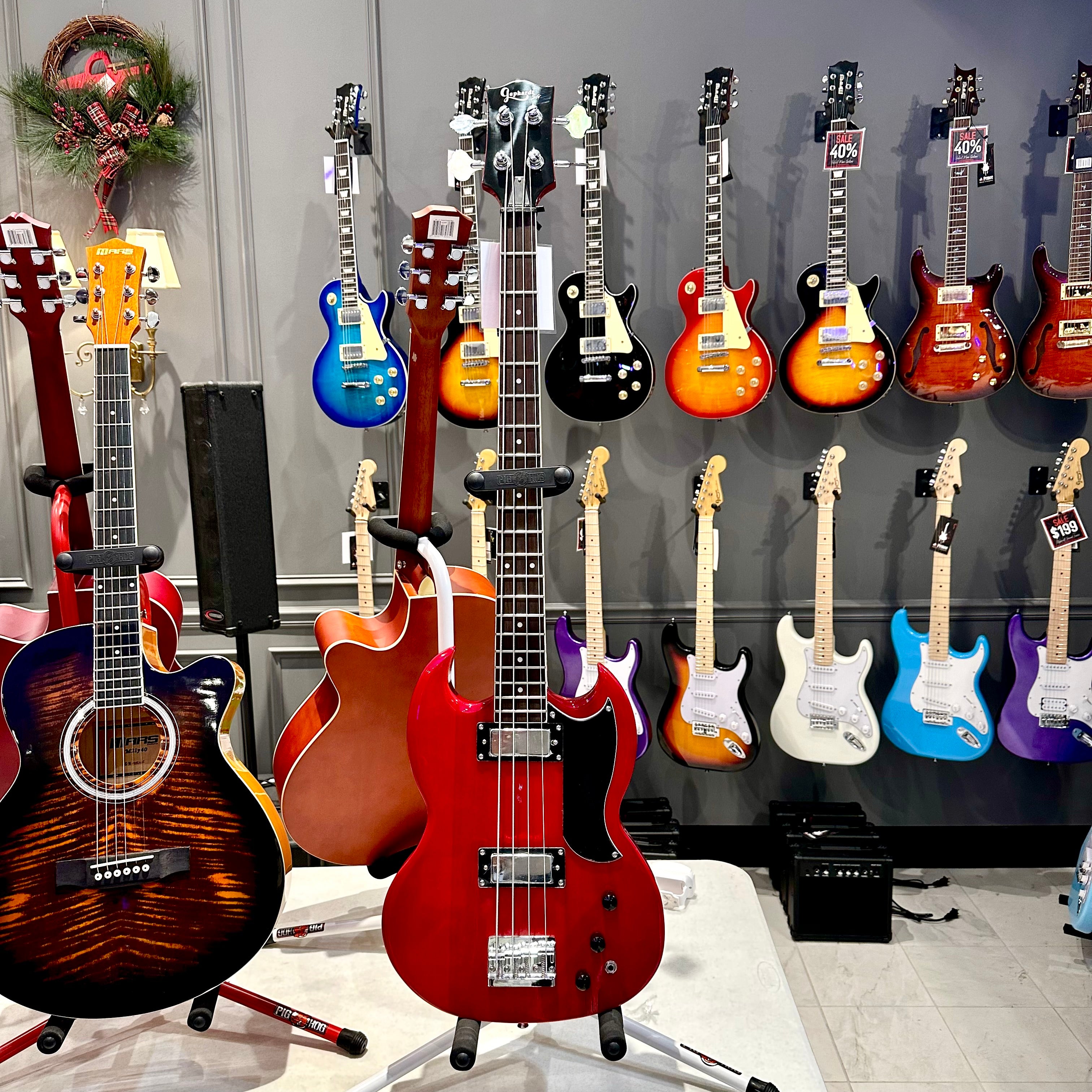 Gephardt SG: Bass Guitar - Red