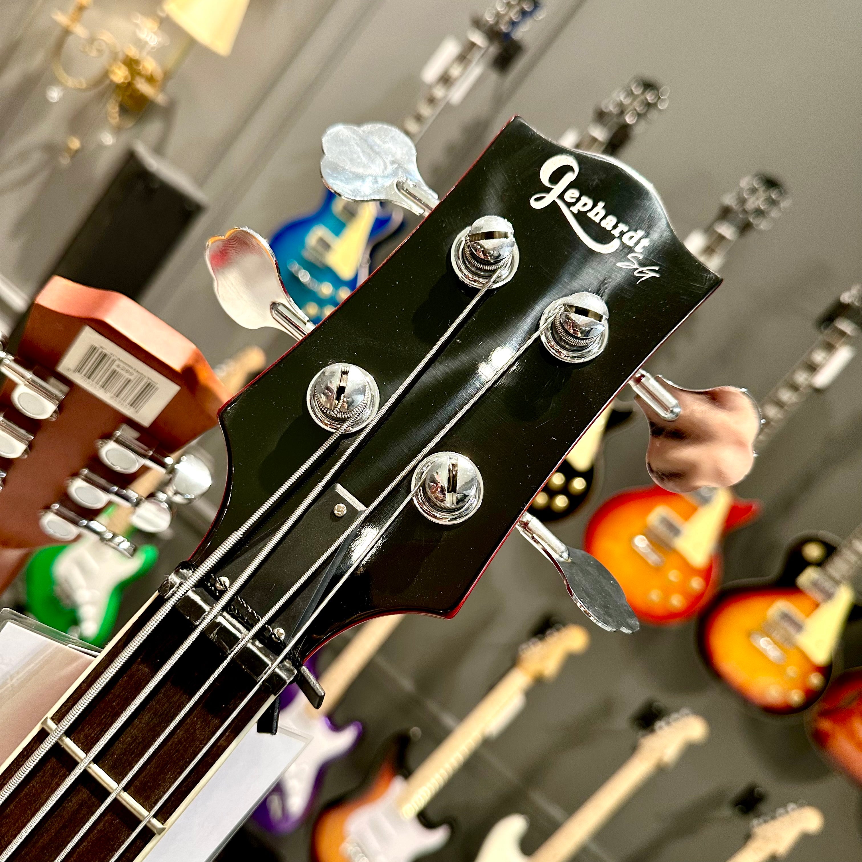 Gephardt SG: Bass Guitar - Red