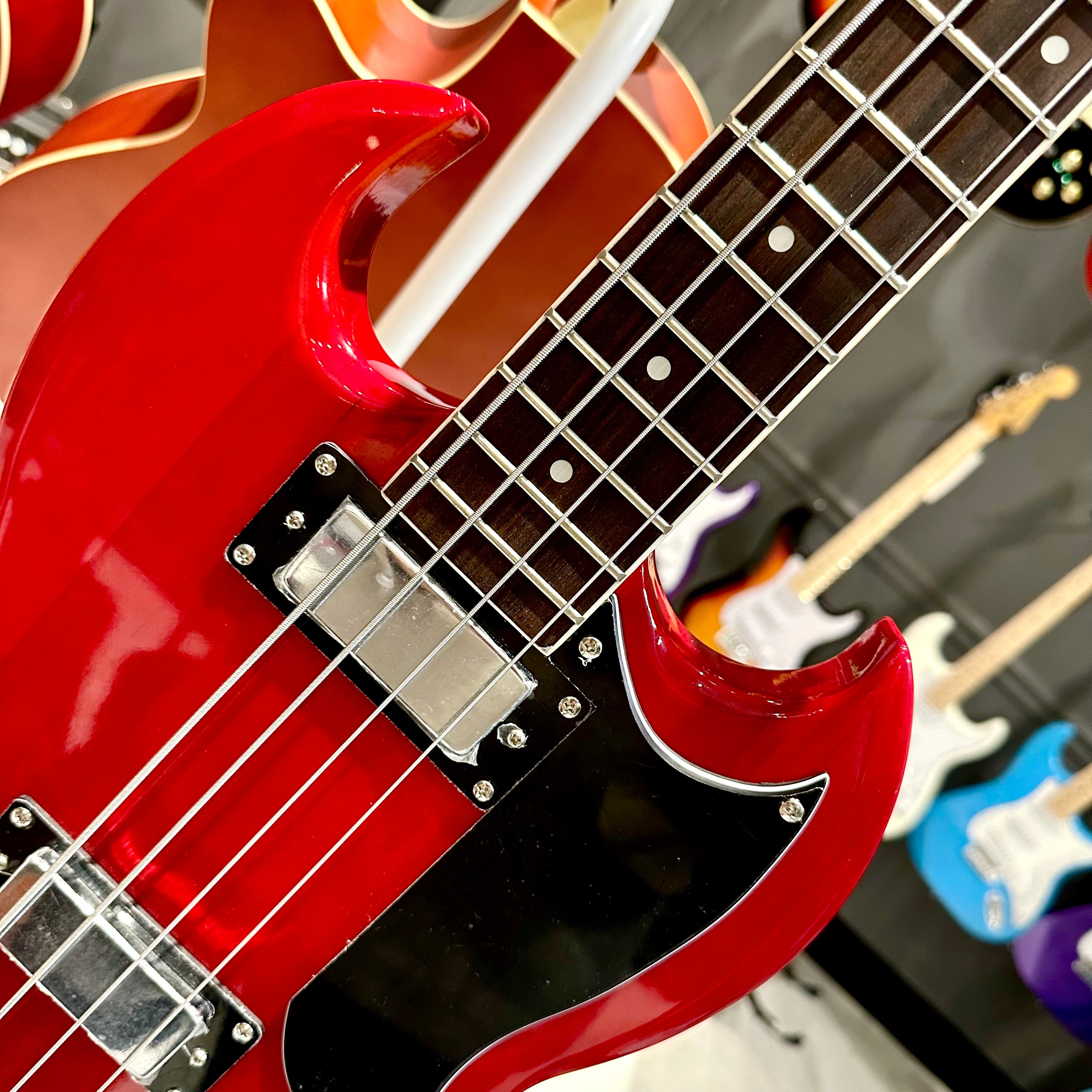 Gephardt SG: Bass Guitar - Red