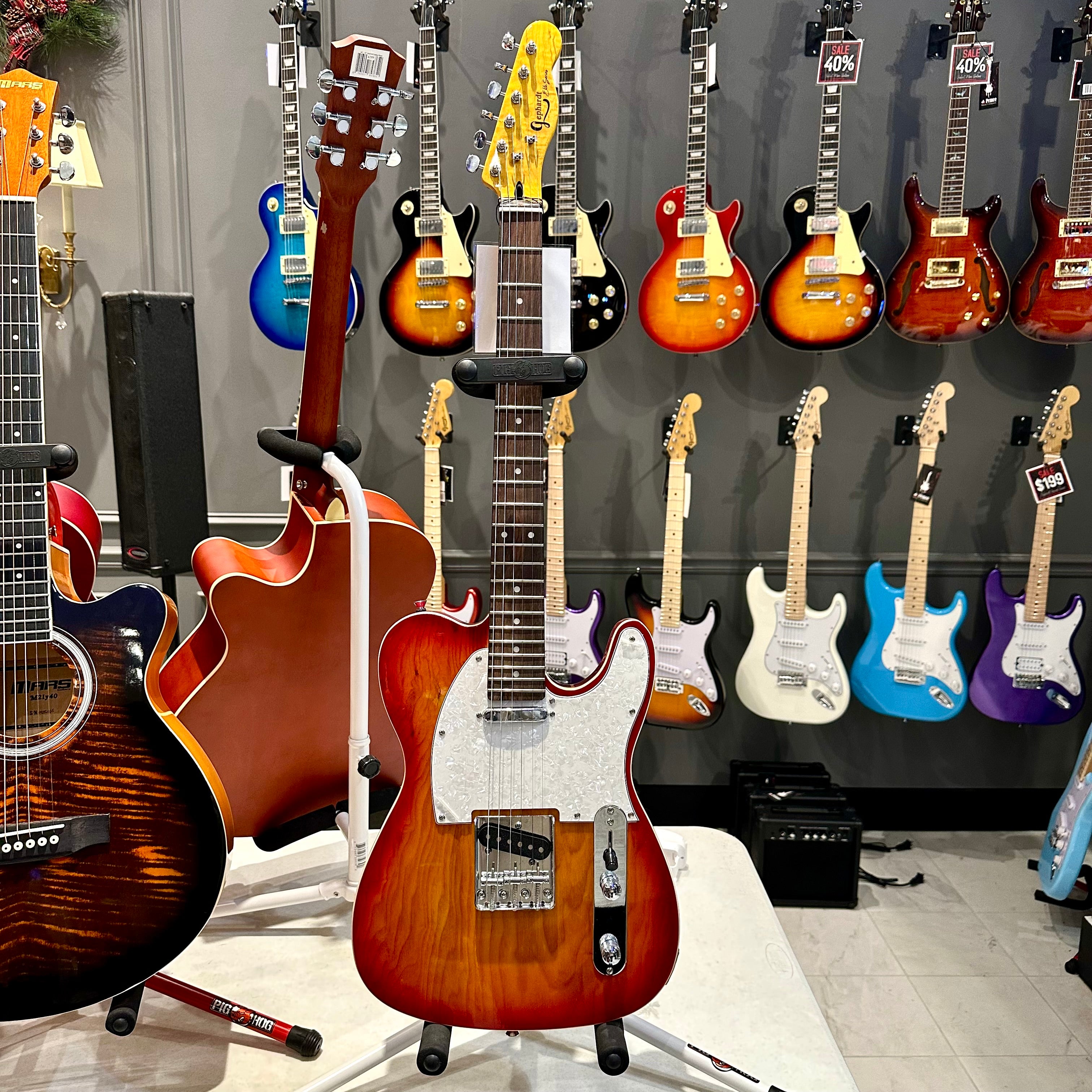 Gephardt Elite Series: Electric Guitar - OrangeBurst