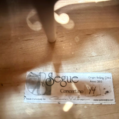 Segue Concertino: From Quinn Violins, Solid Wood - 1/4 Size
