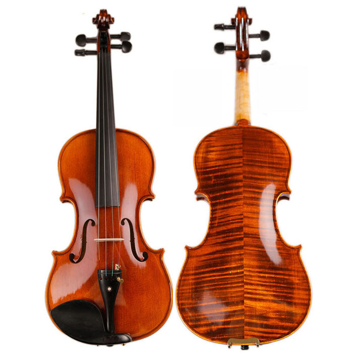 Strumenti a Corde 5100: Intermediate Violin, Natural Flamed Back - 4/4