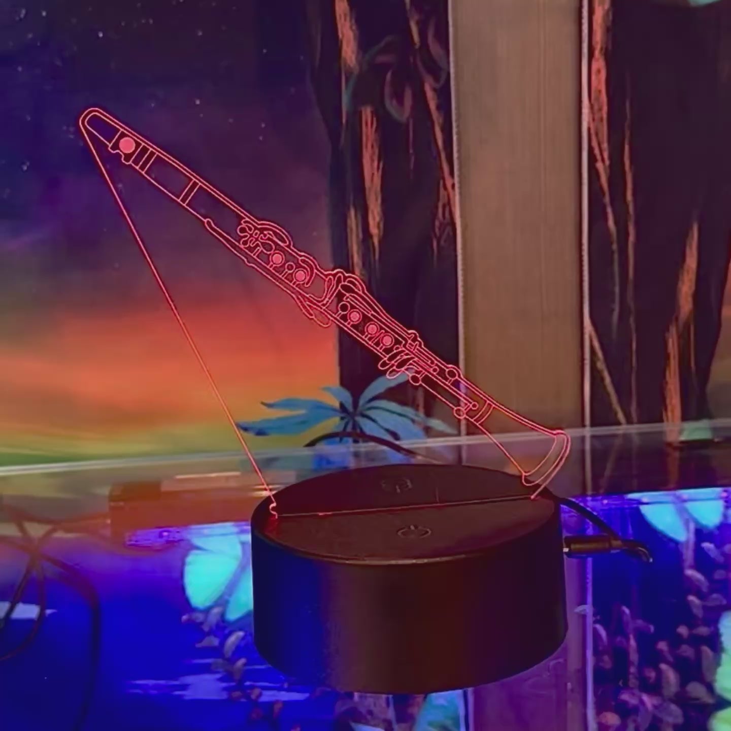 Load video: 3D Music Lights: Clarinet