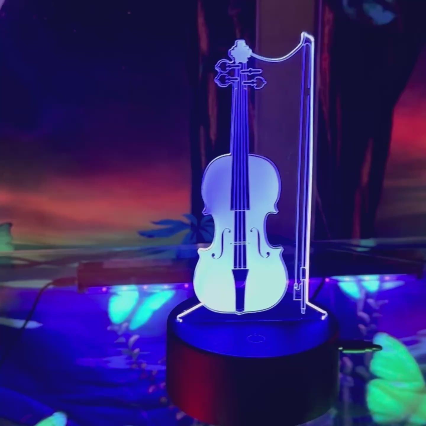 Load video: 3D Music Lights: Cello