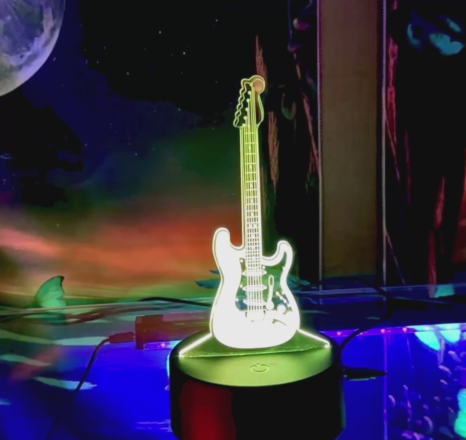 Load video: 3D Music Lights: Guitar 1