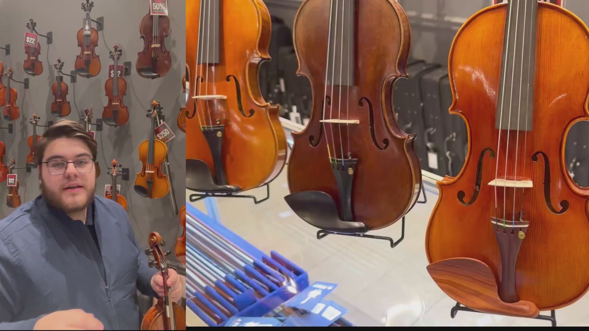 Violaリクエスト 8点 まとめ商品 Opal LV103: Student Viola Complete Outfit – Prince Music Company