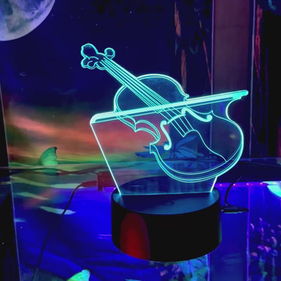 3D Music Lights: Violin 1
