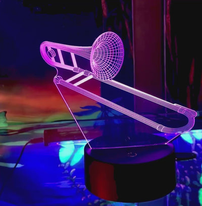 3D Music Lights: Trombone