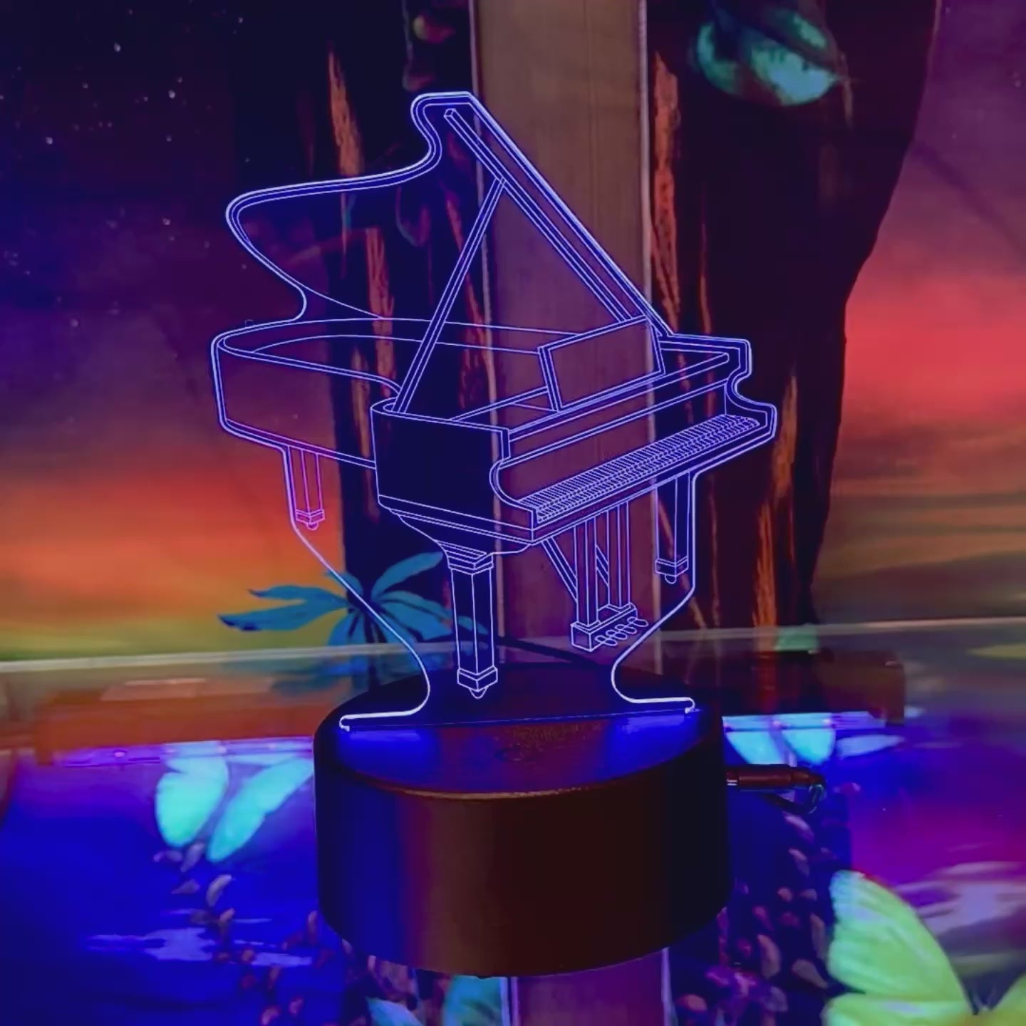 Load video: 3D Music Lights: Piano