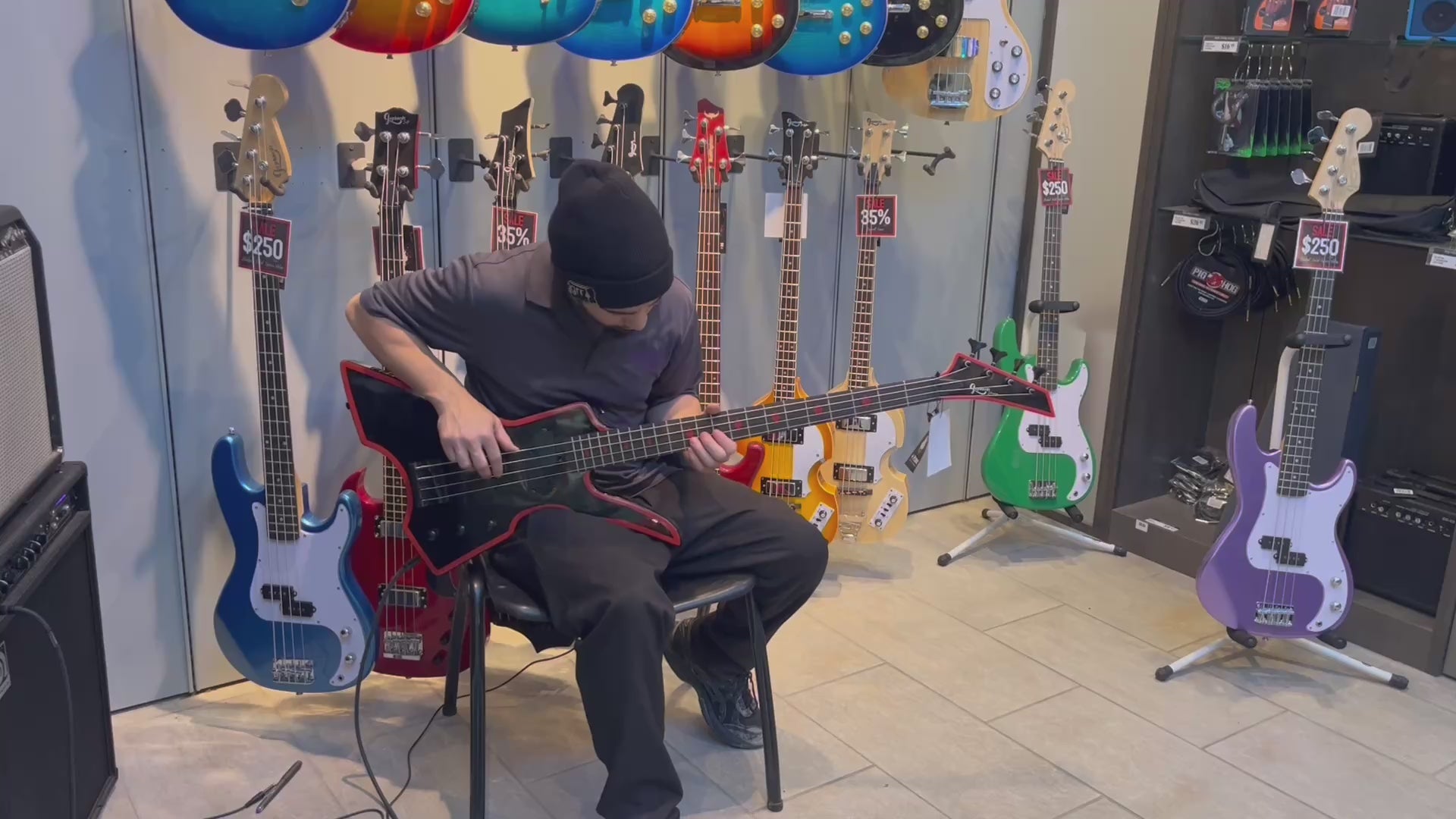 Load video: Mars LP Sunburst Electric Guitar – Demo &amp; Sound Test